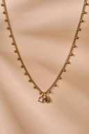 Birthstone Necklace - Personalized Crystal Charm Necklace 1-8 Stones