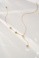 Minimalist Lariat Necklace for Women, Dainty Drop Chain Necklace, Layering Jewelry, Trendy Everyday Gift for Her