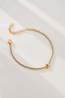 Personalized Initial Crystal Tennis Bracelet