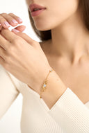 Mom Birthstone Adjustable Bracelet