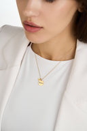 Personalized Name & Initial Disc Necklace