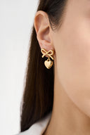 Heart Earrings for Women, Gold Stud Earrings, Minimalist Jewelry, Everyday Earrings, Birthday Gift for Her, Valentine’s Day Gift