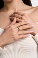 Elegant Pavé Crystal Ring