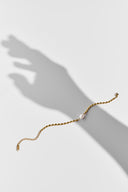 Pearl Bracelet - Delicate Beaded Chain Bracelet with Freshwater Pearl