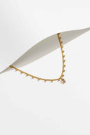 Birthstone Necklace - Personalized Crystal Charm Necklace 1-8 Stones