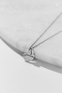 Personalized Name & Initial Disc Necklace
