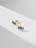 Birthstone Stud Earrings for Women, Dainty Gemstone Earrings, Personalized Birth Month Jewelry Gift