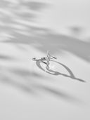 Sterling Silver CZ Scatter Ring