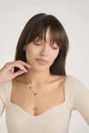 Minimalist Lariat Necklace for Women, Dainty Drop Chain Necklace, Layering Jewelry, Trendy Everyday Gift for Her