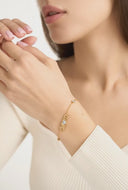 Mom Birthstone Adjustable Bracelet